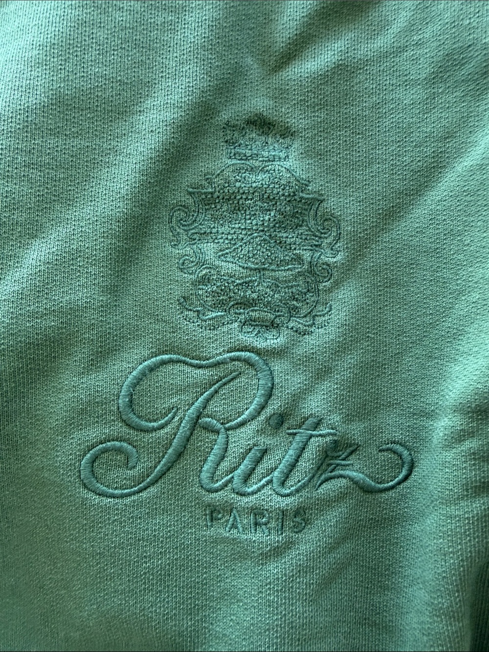 Frame Denim Olive Green Crewneck Sweatshirt - Picture 5 of 7
